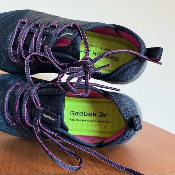 Reebok Astroride Work Women’s Steel Toe Athletic Shoes Navy Purple Size 6.5W - Picture 8 of 8